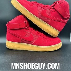 Nike Air Force 1 High “Red Gum” men’s size 12